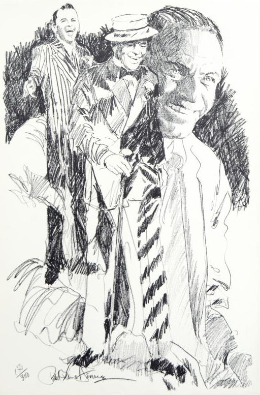 Sinatra Paul Blaine Henrie Lithograph Print Artist Hand Signed and Numbered