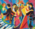 The Tango Club Philip Maxwell Canvas Serigraph Print Artist Hand Signed and Numbered