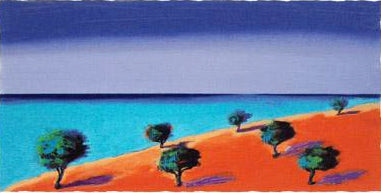 Into the Blue Paul Powis Serigraph Print Artist Hand Signed and Numbered