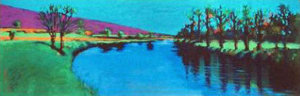 Downstream Paul Powis Giclée Print Artist Hand Signed and Numbered