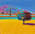 Field of Gold Paul Powis Serigraph Print Artist Hand Signed and Numbered