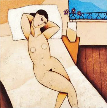 Late Day Siesta Paine Proffitt Artist Proof Giclée Print Hand Signed and Numbered