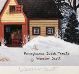 Pennsylvania Dutch Treats Jane Wooster Scott Lithograph Print Artist Hand Signed and Numbered