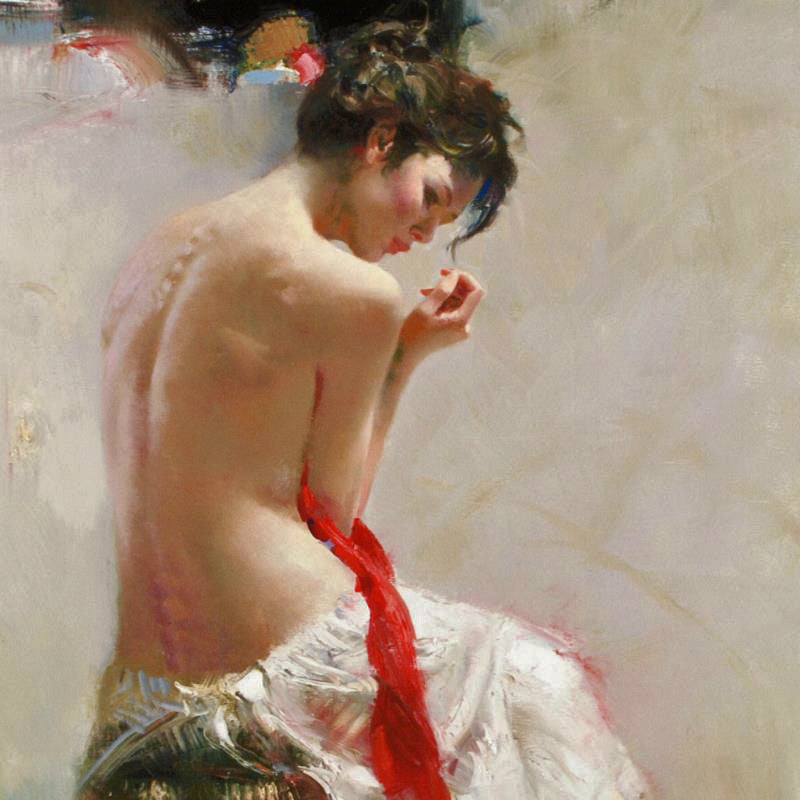 Purity Pino Daeni Canvas Giclée Print Artist Hand Signed Numbered and Framed