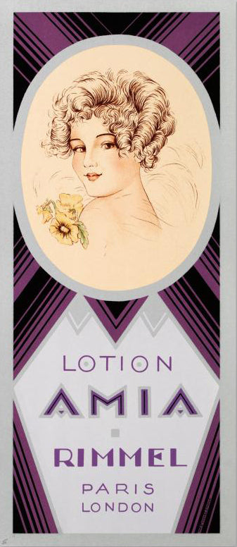 Rimmel Lotion Amia RE Society Hand Pulled Fine Art Lithograph Print Lithographer Hand Signed and Numbered