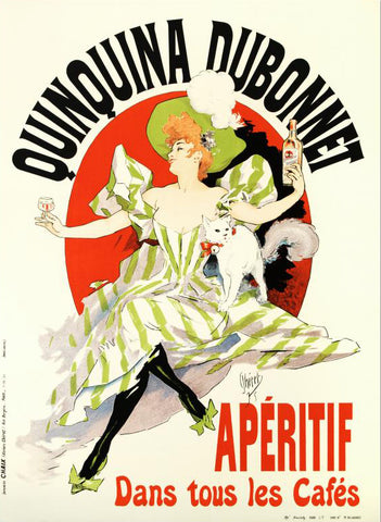 Quinquina Dubonnet RE Society Hand Pulled Lithograph Print Numbered and Signed