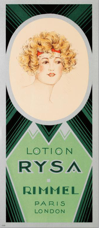 Rimmel Lotion Rysa RE Society Hand Pulled Lithograph Print Lithographer Signed and Numbered