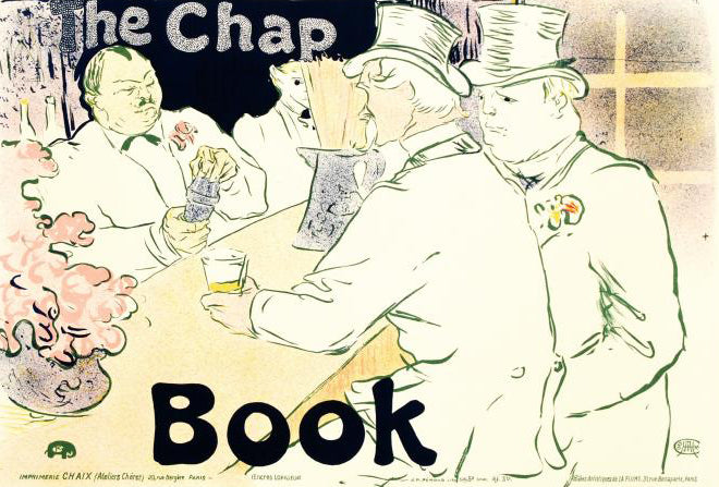 The Chap Book RE Society Hand Pulled Fine Art Lithograph Print Lithographer Hand Signed and Numbered