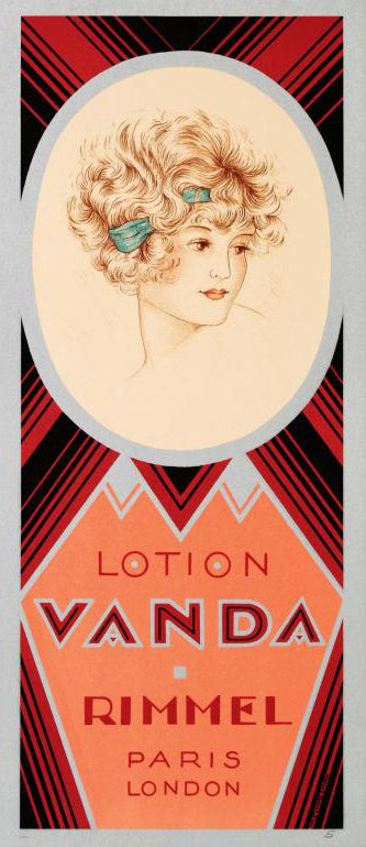 Rimmel Lotion Vanda RE Society Hand Pulled Lithograph Print Hand Signed and Numbered