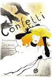 Confetti RE Society Hand Pulled Lithograph Print Lithographer Hand Signed and Numbered
