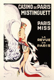 Casino De Paris Mistenquette RE Society Hand Pulled Lithograph Print Hand Signed and Numbered