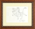Pumba Rick Farmiloe Original Pencil Sketch on Paper Artist Hand Signed Framed