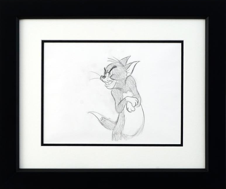 Tom Rick Farmiloe Original Pencil Sketch Artist Hand Signed and Framed