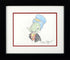 Jiminy Cricket Rick Farmiloe Original Color Pencil Sketch Artist Hand Signed Framed