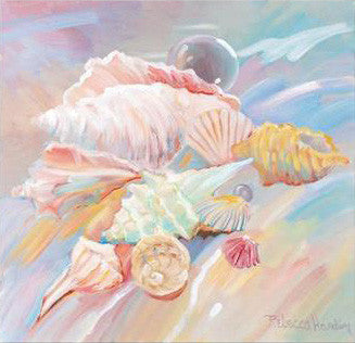 Onto The Beach Sanibel Rebecca Hardin Acrylic Painting on Stretched Canvas Artist Hand Signed