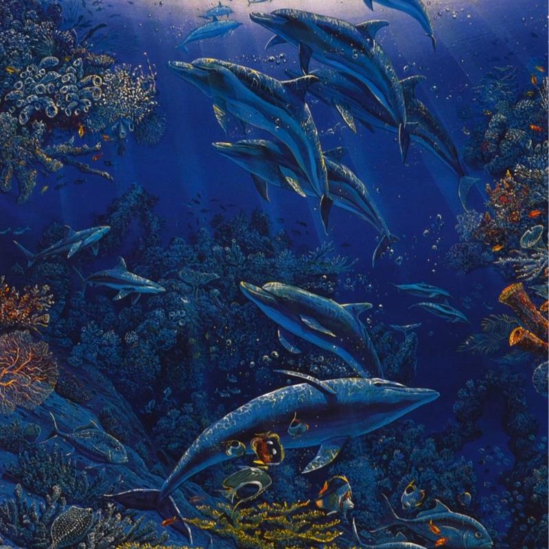 A New Consciousness Robert Lyn Nelson Mixed Media Print Artist Hand Signed and Numbered