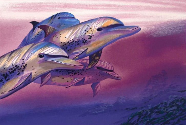 Eyes of Friends Robert Lyn Nelson Mixed Media Print Artist Hand Signed and Numbered