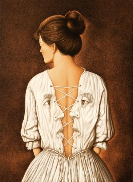 She Stoops To Folly Rafal Olbinski Lithograph Print Artist Hand Signed and Numbered