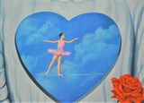 Explicit Introspection Rafal Olbinski Hand Pulled Lithograph Print Artist Hand Signed and Numbered