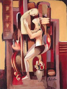 First Date Rafael Saryan Canvas Giclée Print Artist Hand Signed and Numbered