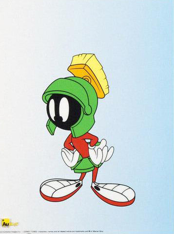 Marvin the Martian Warner Bros Looney Tunes Sericel from Authentic Images