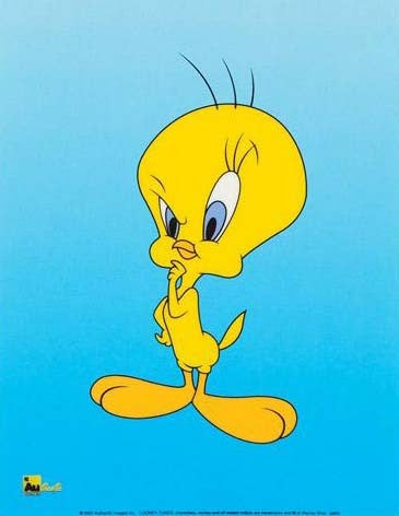 Tweety Bird Warner Bros Looney Tunes Sericel Authentic Images Published