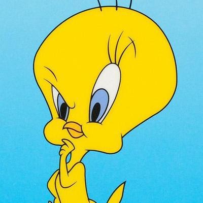 Tweety Bird Warner Bros Looney Tunes Sericel Authentic Images Published
