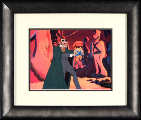 Pinocchio And The Emperor of The Night Filmation Associates Offset Lithograph Print Numbered and Framed