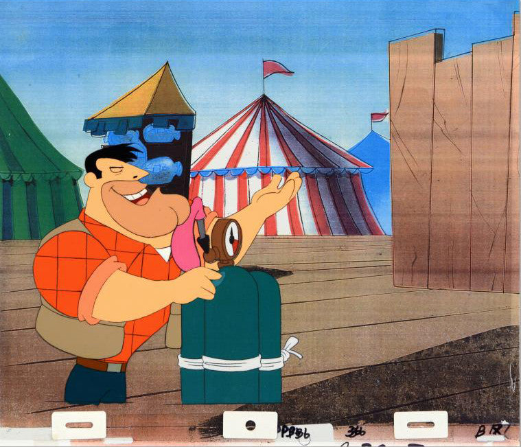 The Pink Panther Show MGM United Artists Original Production Animation Cel with Paired Pencil Sketches