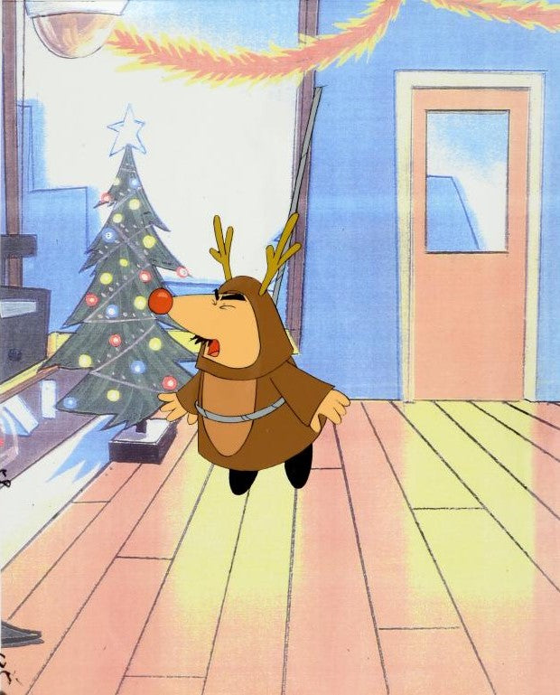 The Pink Panther Show - Full Color Production Animation Cel and Paired Pencil Sketch by MGM/United Artists