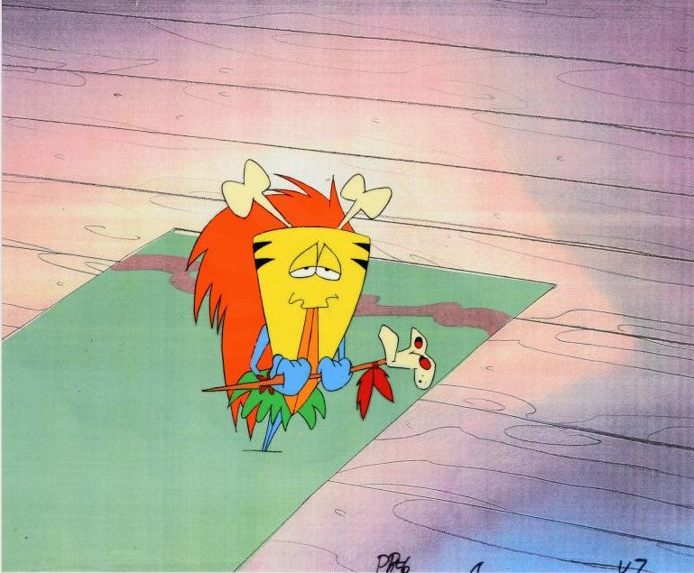 The Pink Panther Show Production Animation Cel with Paired Pencil Sketch