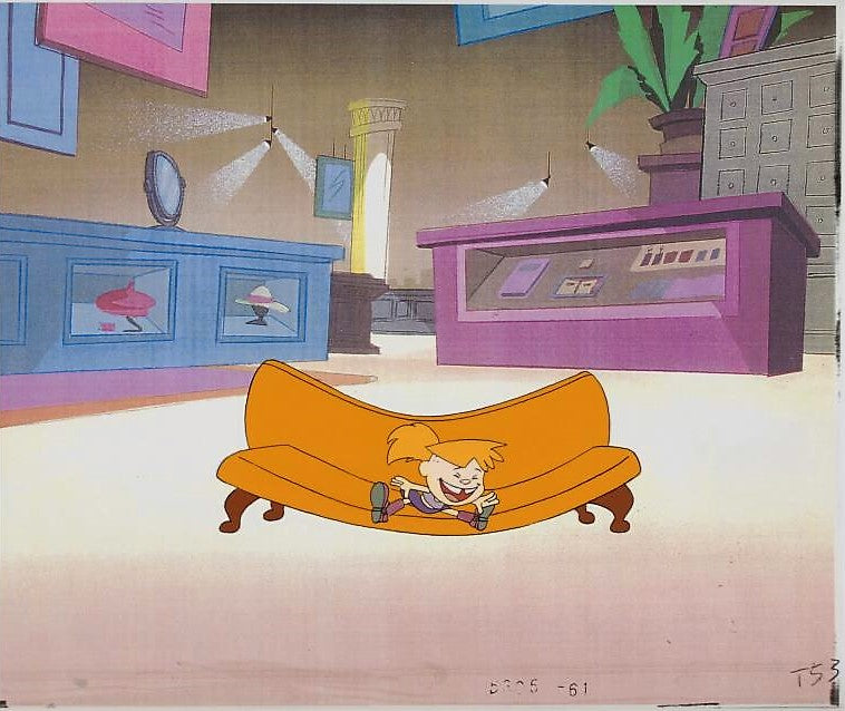 The Pink Panther Show MGM United Artists Production Animation Cel and Paired Pencil Sketch