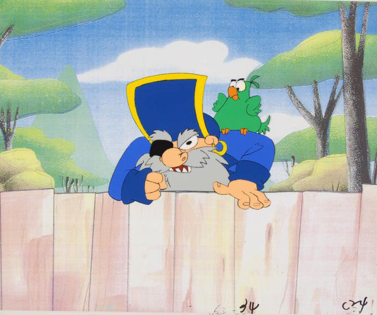 The Pink Panther Show MGM United Artists Production Animation Cel and Paired Pencil Sketch