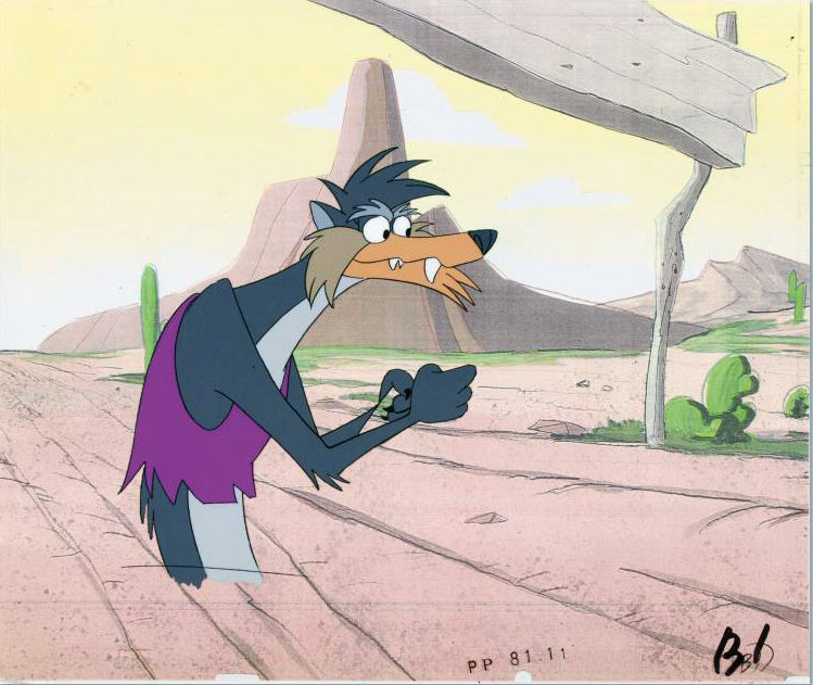 The Pink Panther Show MGM United Artists Production Animation Cel with Paired Pencil Sketch