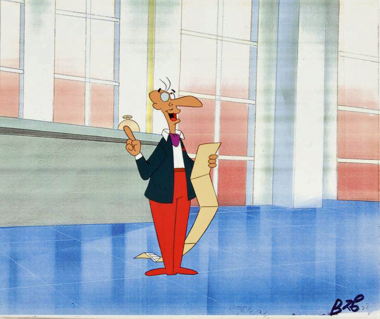 The Pink Panther Show MGM United Artists Production Animation Cel with Paired Pencil Sketch