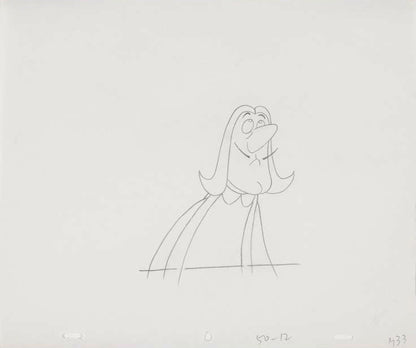 The Pink Panther Show MGM United Artists Production Animation Cel with Paired Pencil Sketch