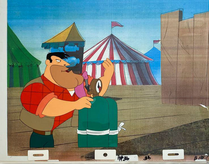 The Pink Panther Show MGM United Artists Production Animation Cel and Paired Pencil Sketch