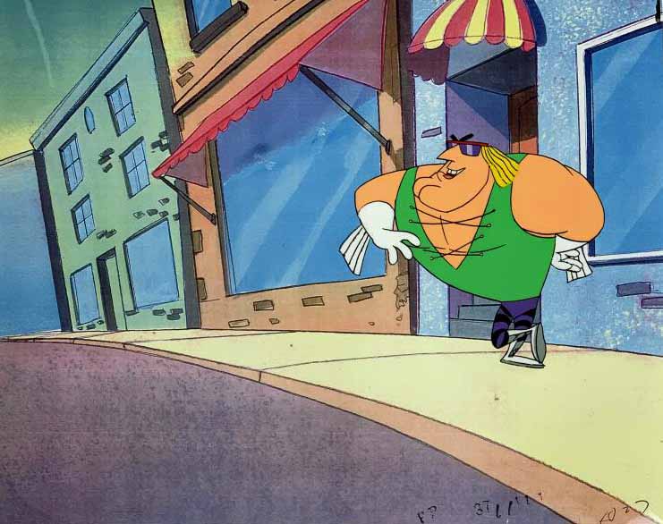 The Pink Panther Show MGM United Artists Production Animation Cel and Paired Pencil Sketch