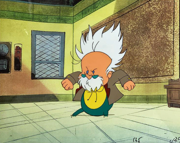 The Pink Panther Show MGM United Artists Production Animation Cel and Paired Pencil Sketch