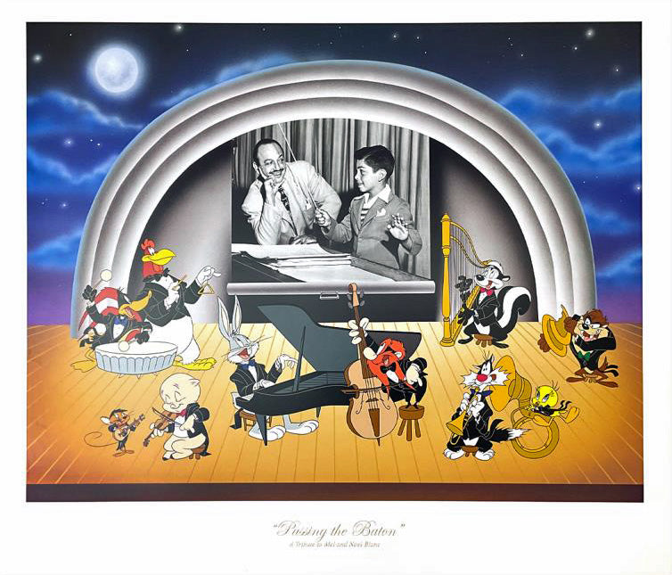 Passing the Baton by Warner Bros. is a Licensed Collectible Fine Art Lithograph Print on Paper
