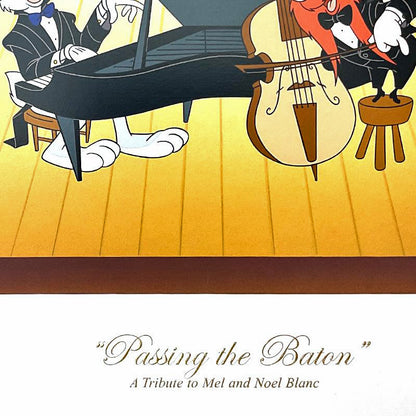 Passing the Baton by Warner Bros. is a Licensed Collectible Fine Art Lithograph Print on Paper
