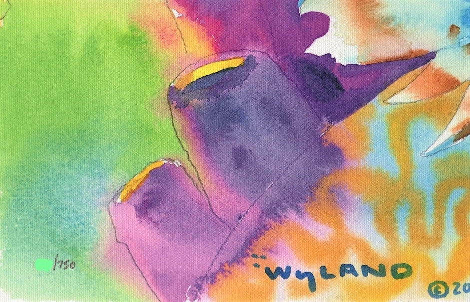 Sea of Color Giclée on Canvas by Wyland and Tracy Taylor Wyland Hand Signed and Numbered