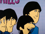 She Loves You DenniLu Beatles Sericel with Full Color Lithograph Background Apple Corps Ltd Authorized