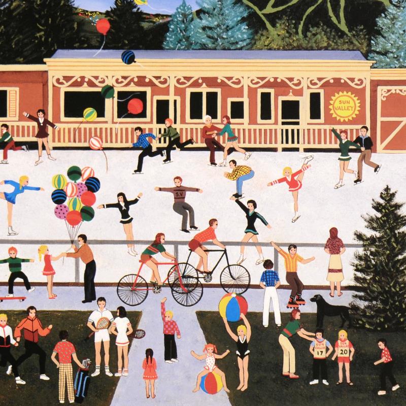 Summer Cheer Jane Wooster Scott Offset Lithograph Print Artist Hand Signed and Numbered