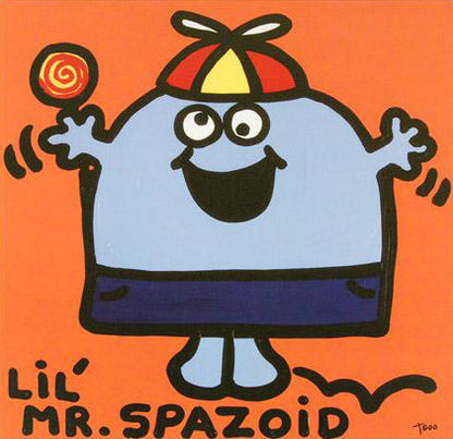 Lil Mr Spazoid Todd Goldman Canvas Giclée Print Artist Hand Signed and Numbered