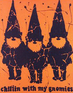 Chillin with my Gnomies Todd Goldman Canvas Giclée Print Artist Hand Signed and Numbered