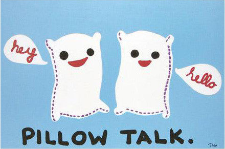 Pillow Talk Todd Goldman Canvas Giclée Print Artist Hand Signed and Numbered