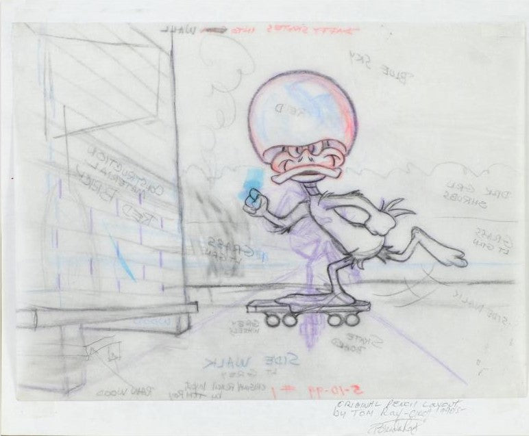 1990s Speedy Gonzales Drawing by Virgil Ross - ID