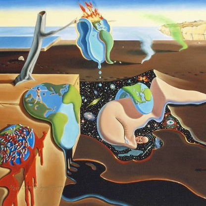 The Persistence of Man Charles Lynn Bragg Canvas Giclée Print Artist Hand Signed and Numbered