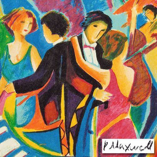 The Tango Club Philip Maxwell Canvas Serigraph Print Artist Hand Signed and Numbered